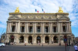 Facade of Opéra Garnier, France 2011